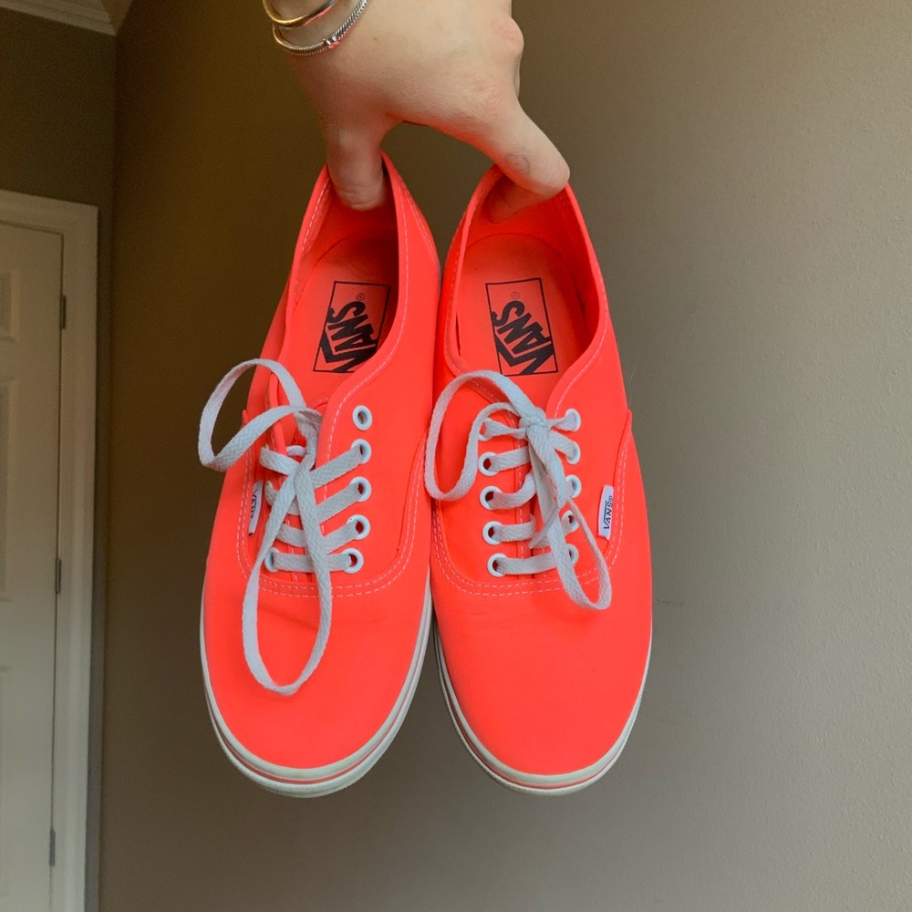 Bright hot pink Vans